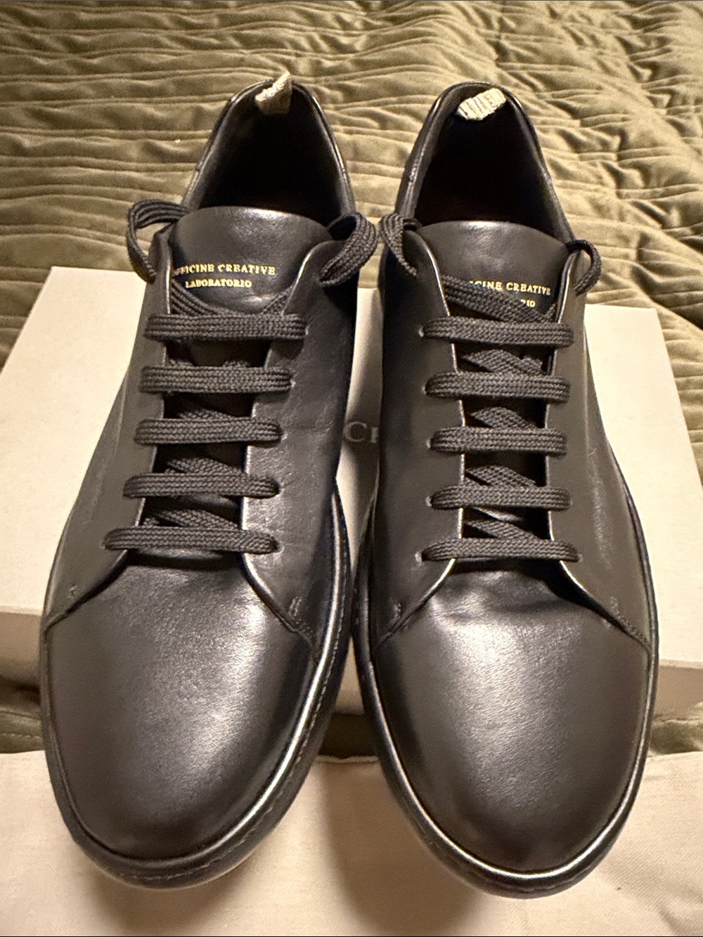 Officine Creative- Covered Black Sneakers